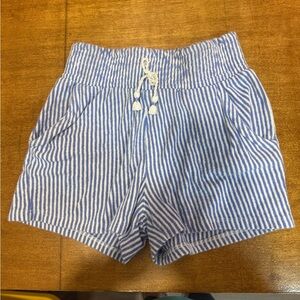 Tommy Bahama Blue and White Striped Shorts